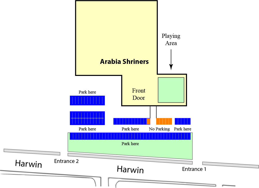 Map to Arabia Shriners Bottom